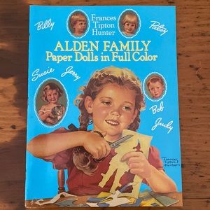 Vintage Alden Family paper dolls in full color uncut 1989